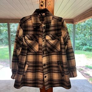 Heavy flannel button up